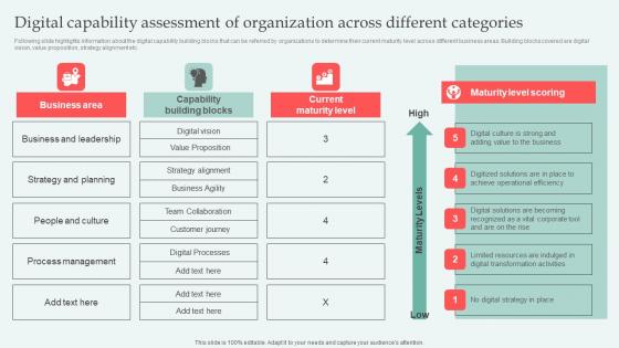 Digital Capability Assessment Of Digital Approaches To Increase Business Growth Graphics Pdf