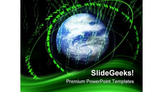 Digital Global PowerPoint Templates And PowerPoint Backgrounds 0411