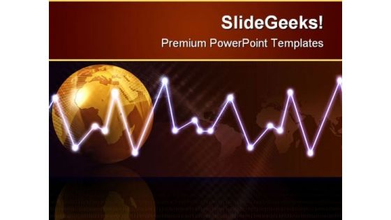 Digital Globe Waves Background PowerPoint Themes And PowerPoint Slides 0611