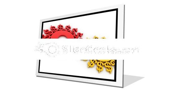 Digital Illustration Dollar PowerPoint Icon F