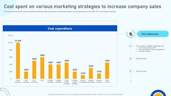 Digital Marketing Strategies Cost Spent On Various Marketing Strategies To Increase SA SS V Digital Marketing Strategies Cost Spent On Various Marketing Strategies To Increase SA SS V