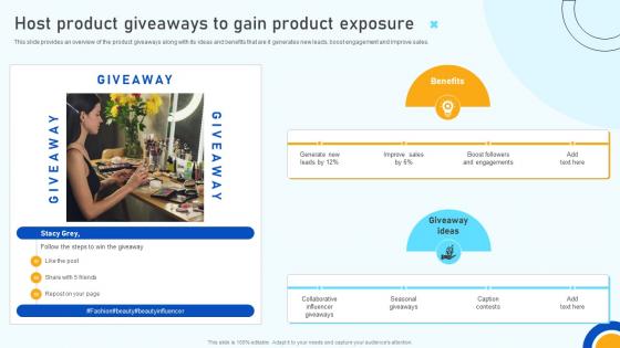 Digital Marketing Strategies Host Product Giveaways To Gain Product Exposure SA SS V Digital Marketing Strategies Host Product Giveaways To Gain Product Exposure SA SS V
