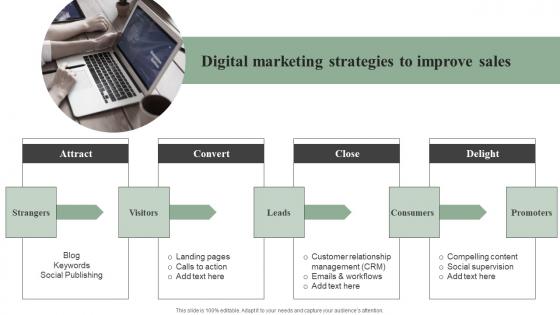 Digital Marketing Strategies To Improve Sales Efficient Marketing Tactics Graphics Pdf