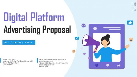 Digital Platform Advertising Proposal Ppt Powerpoint Presentation Complete Deck