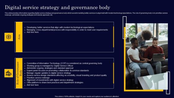 Digital Service Strategy And Governance Body Gen Tech Stack Playbook Information Pdf