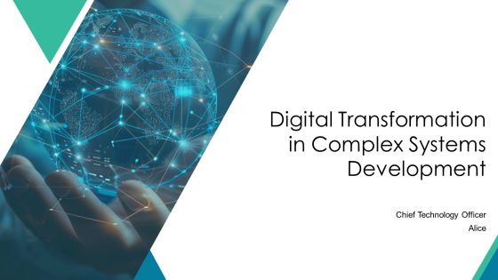 Digital Transformation In Complex Systems Development PPT Structure AT