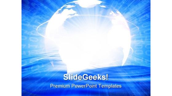 Digital World Global PowerPoint Templates And PowerPoint Backgrounds 0511