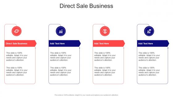 Direct Sale Business In Powerpoint And Google Slides Cpb