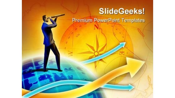Direction Business Future PowerPoint Template 1110