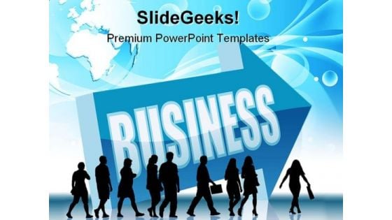 Direction Business People PowerPoint Templates And PowerPoint Backgrounds 0611