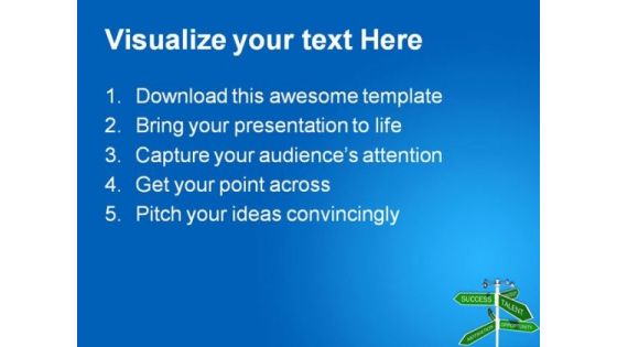 Directional Concept Business PowerPoint Themes And PowerPoint Slides 0811