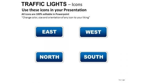 Directions Street Traffic Light PowerPoint Slides And Ppt Diagram Templates