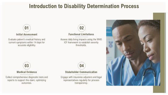 Disability Determination Sequential Process Guide PPT Mockup AT Slide03