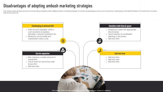 Disadvantages Of Adopting Ambush Marketing Automate Guerrilla Promotional Background Pdf