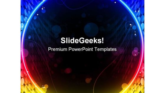 Disco Abstract PowerPoint Templates And PowerPoint Backgrounds 0511