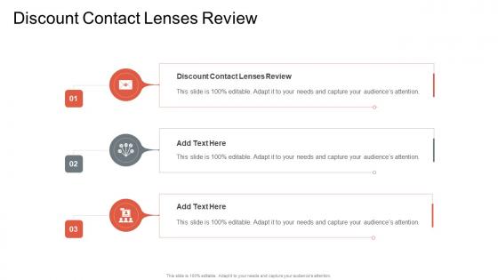 Discount Contact Lenses Review In Powerpoint And Google Slides Cpb