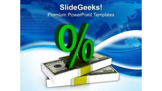 Discounted Money Business Concept PowerPoint Templates Ppt Backgrounds For Slides 0513