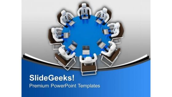 Discuss Business Issues With Team PowerPoint Templates Ppt Backgrounds For Slides 0713