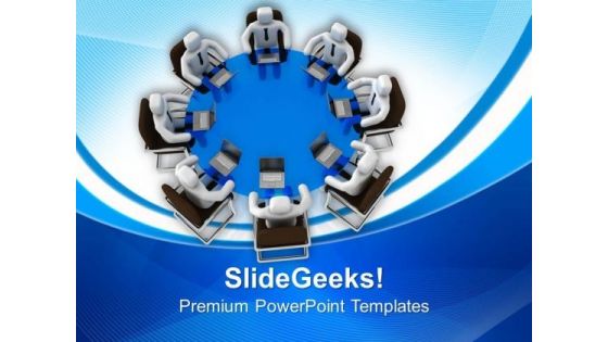 Discuss Problems With Team PowerPoint Templates Ppt Backgrounds For Slides 0513