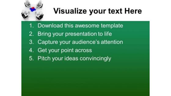 Discuss The Problem With Team PowerPoint Templates Ppt Backgrounds For Slides 0613