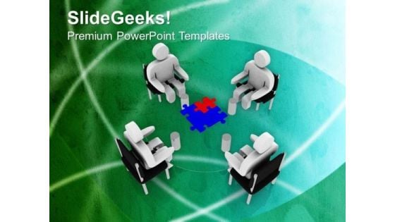 Discuss The Problem With Team PowerPoint Templates Ppt Backgrounds For Slides 0613 Discuss The Problem With Team PowerPoint Templates Ppt Backgrounds For Slides 0613