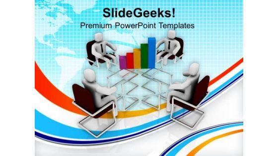 Discuss The Result Analysis With Team PowerPoint Templates Ppt Backgrounds For Slides 0613 Discuss The Result Analysis With Team PowerPoint Templates Ppt Backgrounds For Slides 0613