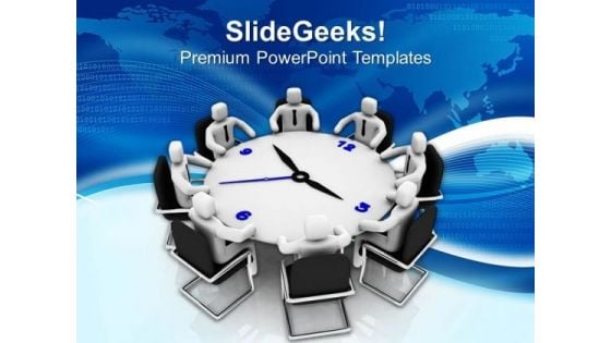 Discussion For Business Strategies PowerPoint Templates Ppt Backgrounds For Slides 0413