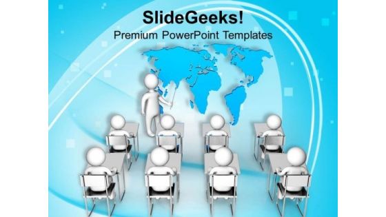 Discussion On World Networking PowerPoint Templates Ppt Backgrounds For Slides 0513
