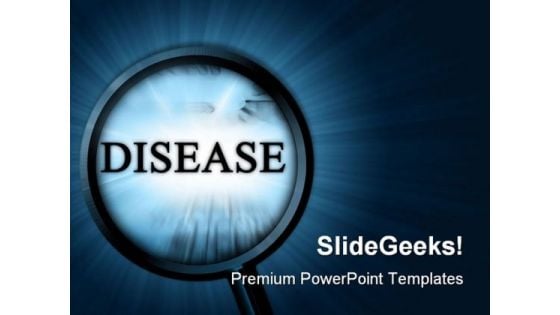 Disease Metaphor PowerPoint Themes And PowerPoint Slides 0711