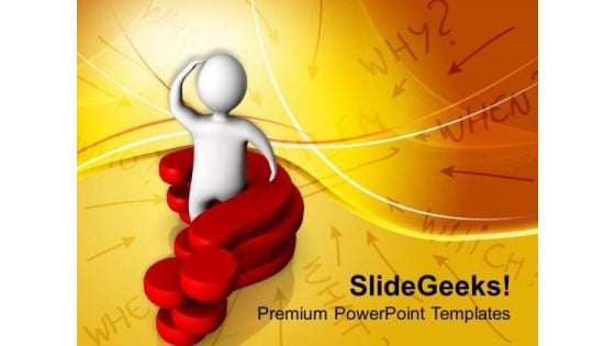 Disoriented Man Business Concept PowerPoint Templates Ppt Backgrounds For Slides 0413 Disoriented Man Business Concept PowerPoint Templates Ppt Backgrounds For Slides 0413
