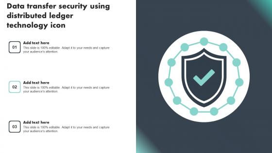 Distributed Ledger Security Protocol List Icon Structure Pdf