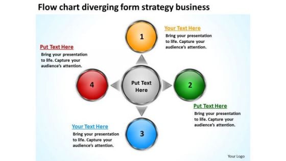 Diverging Form Strategy Business PowerPoint Theme Processs And Templates