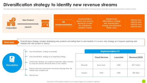 Diversification Strategy To Identify New Revenue Microsoft Long Term Business Rules PDF