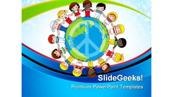 Diversity Of Children Global PowerPoint Templates And PowerPoint Backgrounds 0611