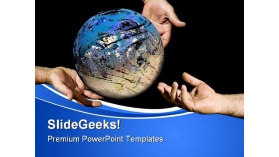 Divine Offert Globe PowerPoint Themes And PowerPoint Slides 0611