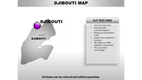Djibouti Country PowerPoint Maps Djibouti Country PowerPoint Maps