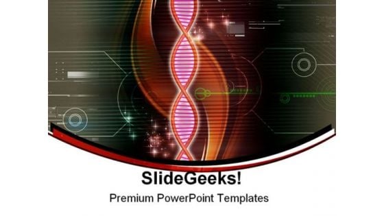 Dna Abstract Medical PowerPoint Themes And PowerPoint Slides 0211