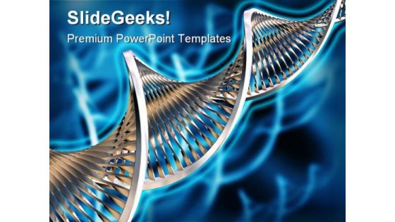 Dna Medical PowerPoint Template 0610