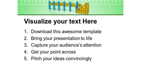 Do All Your Work With Team Effort PowerPoint Templates Ppt Backgrounds For Slides 0613