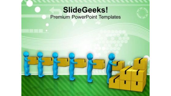 Do All Your Work With Team Effort PowerPoint Templates Ppt Backgrounds For Slides 0613