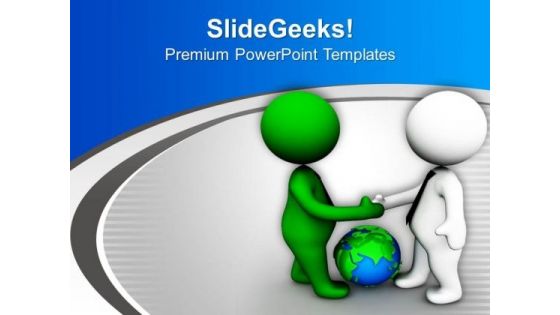 Do Deals With Global Clients PowerPoint Templates Ppt Backgrounds For Slides 0413