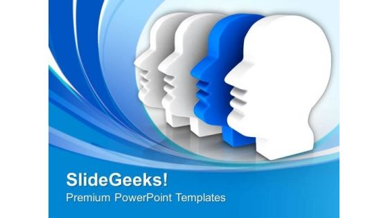 Do Not Create Double Personality PowerPoint Templates Ppt Backgrounds For Slides 0613