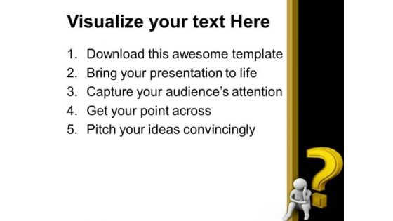 Do Not Think Negative PowerPoint Templates Ppt Backgrounds For Slides 0613