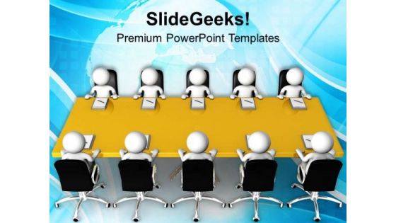 Do The Business Meeting PowerPoint Templates Ppt Backgrounds For Slides 0613