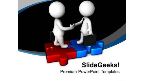 Do The Handshake For Business Success PowerPoint Templates Ppt Backgrounds For Slides 0613