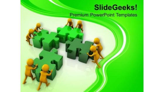 Do The Team Effort For Fixing Problems PowerPoint Templates Ppt Backgrounds For Slides 0613