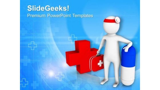 Doctor Is A Life Saver Medical PowerPoint Templates Ppt Backgrounds For Slides 0613