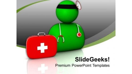 Doctor Is Life Saver PowerPoint Templates Ppt Backgrounds For Slides 0813