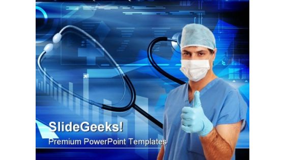 Doctor Medical PowerPoint Template 0910