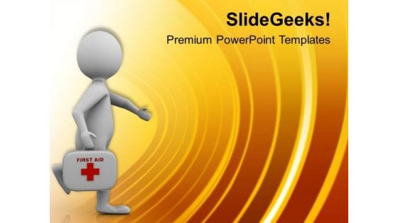 Doctor With Medical Box PowerPoint Templates Ppt Backgrounds For Slides 0513